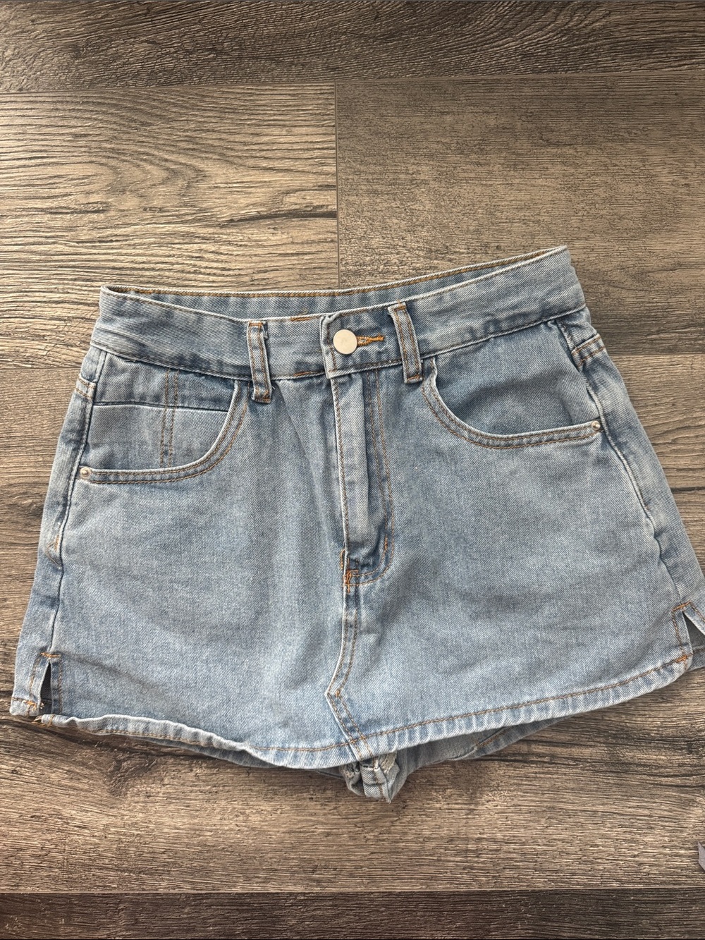 Shein Denim Skort Size 27
